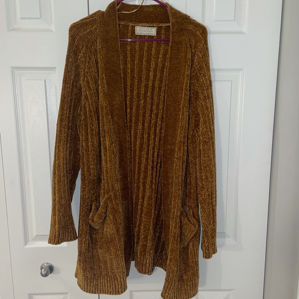 Chenille Gold Sweater